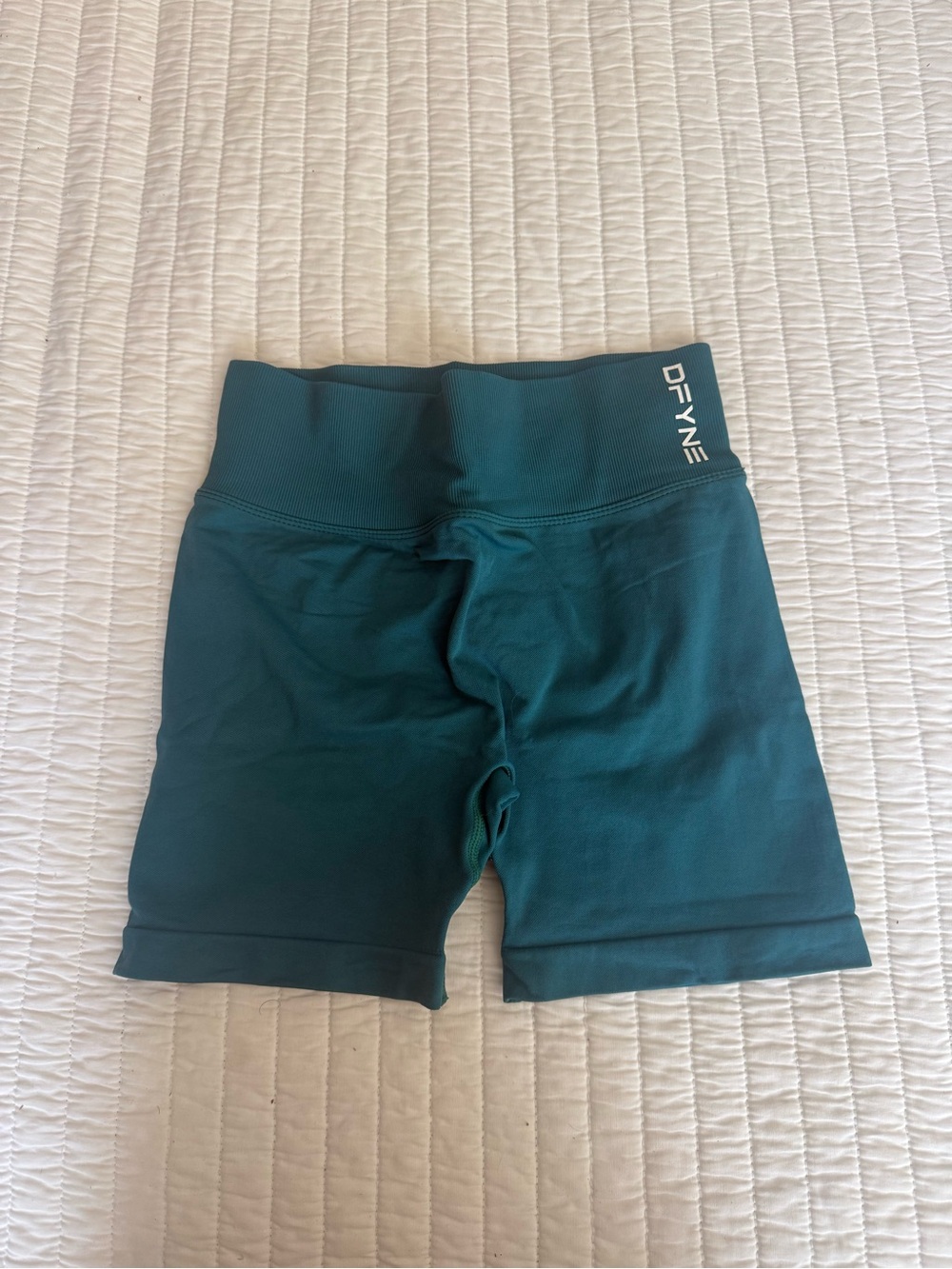 DFYNE Dynamic 4.5” shorts, “Satin Green”